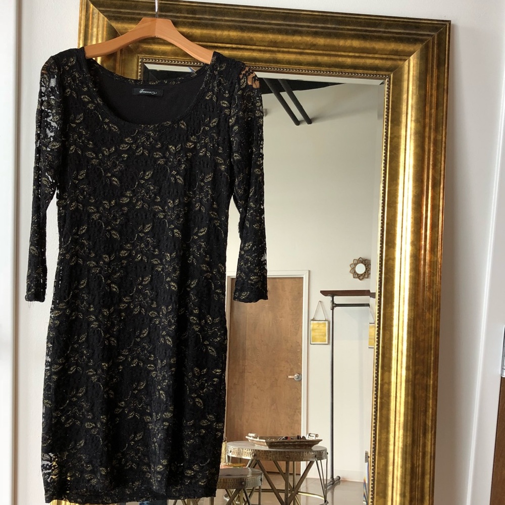 Black Lace Cocktail Dress